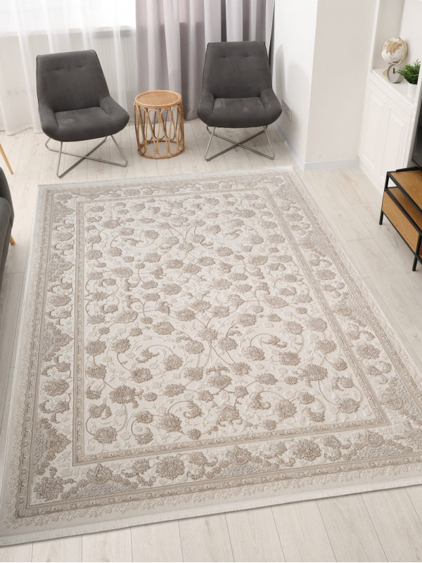 Ковер 27386A - BEIGE / D.BEIGE - Прямоугольник - коллекция MARDIN