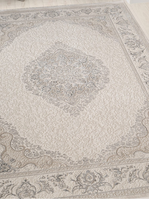 Ковер 27387B - BEIGE / GRAY - Прямоугольник - коллекция MARDIN