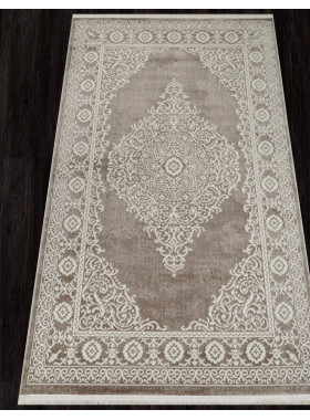 Ковер 26468A - CREAM / D.BEIGE - Прямоугольник - коллекция MARMARIS 0,77x1,5 м