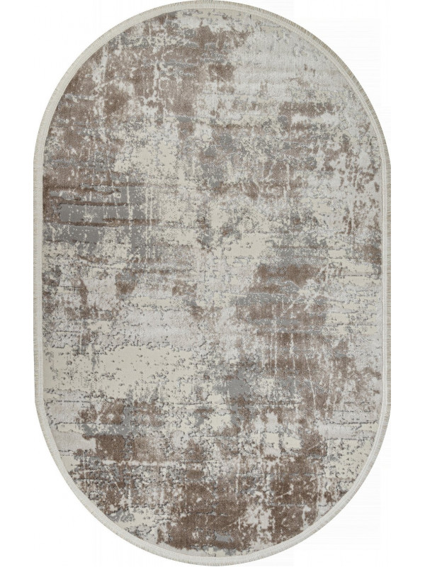 Ковер 26925A - GRY / D.BEIGE - Овал - коллекция MARMARIS