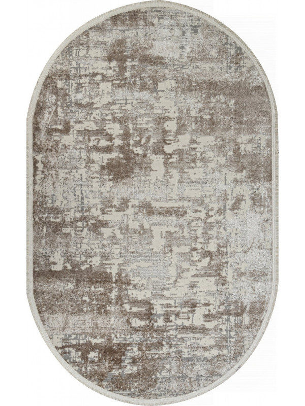 Ковер 26941A - GRY / D.BEIGE - Овал - коллекция MARMARIS