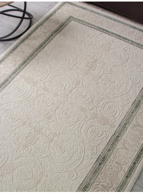 Ковер 30896D - CREAM / CREAM - Прямоугольник - коллекция MELODY 0,8x1,5 м