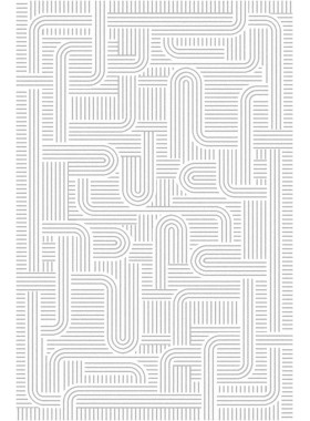 Ковер F621 - NATURAL-GRAY - Прямоугольник - коллекция MILOS 2x3 м