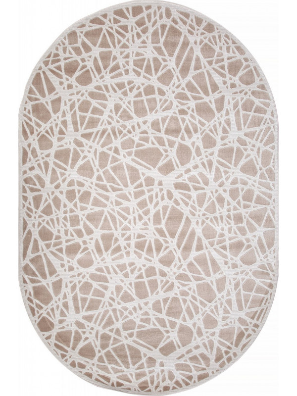 Ковер D967 - BEIGE - Овал - коллекция MIRANDA
