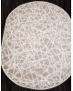 Ковер D967 - BEIGE - Овал - коллекция MIRANDA