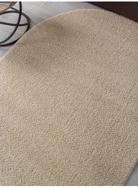 Ковер T600 - LIGHT BEIGE - Овал - коллекция MOKKO 2x3 м