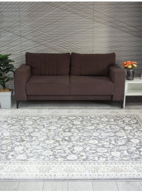 Ковер F700 - GRAY - Прямоугольник - коллекция MONBLAN 1x2 м