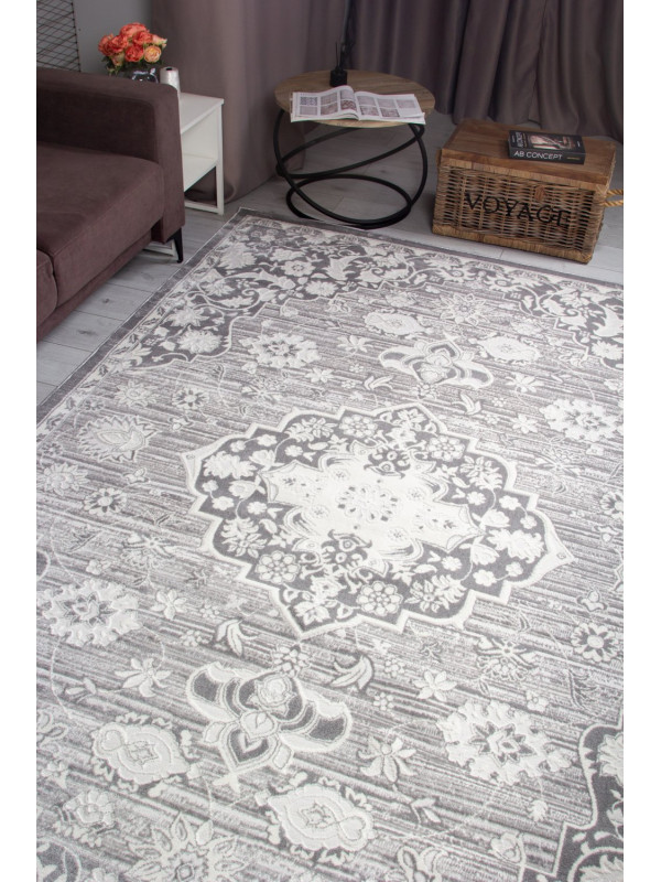 Ковер F702 - LIGHT GRAY - Прямоугольник - коллекция MONBLAN