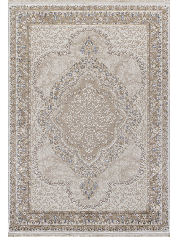 Ковер 27226 - BEIGE / BLUE - Прямоугольник - коллекция MOSSO