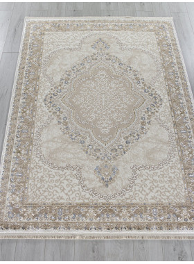 Ковер 27226 - BEIGE / BLUE - Прямоугольник - коллекция MOSSO 3x5 м