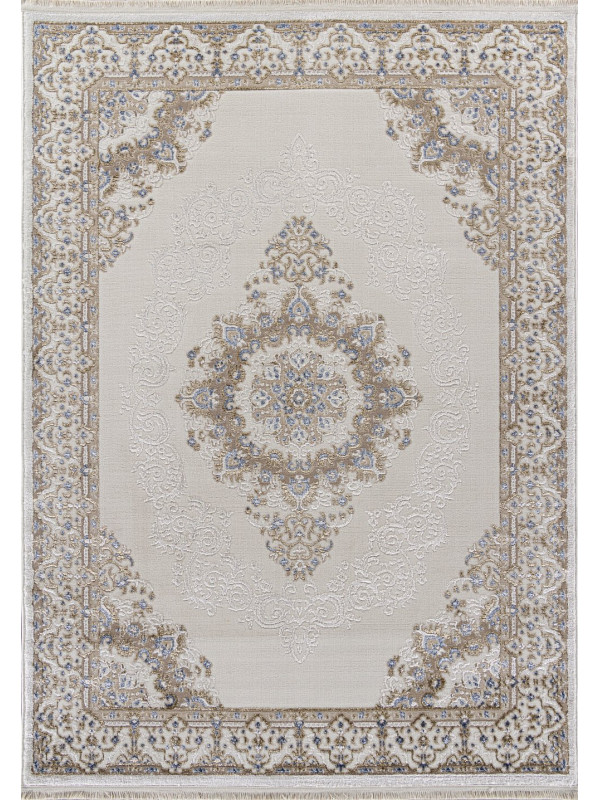 Ковер 27236A - CREAM / NAVY - Прямоугольник - коллекция MOSSO