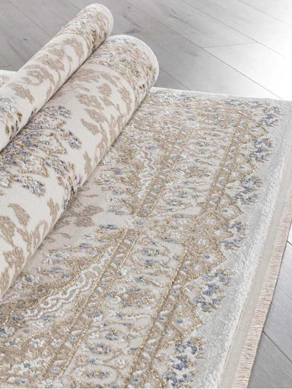 Ковер 27239 - CREAM / BLUE - Прямоугольник - коллекция MOSSO