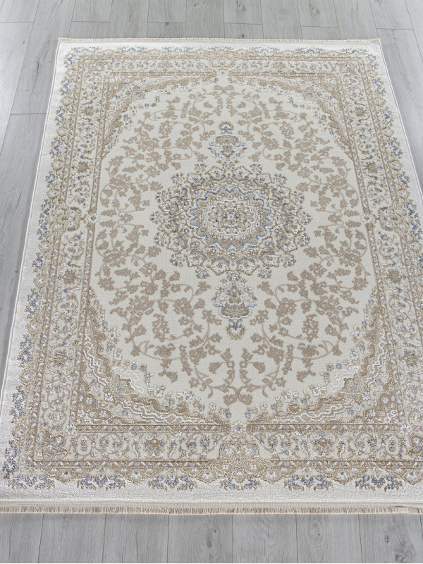 Ковер 27239 - CREAM / BLUE - Прямоугольник - коллекция MOSSO