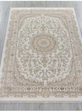 Ковер 27239A - CREAM / BEIGE - Прямоугольник - коллекция MOSSO 3x6 м