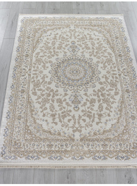 Ковер 27239A - CREAM / BLUE - Прямоугольник - коллекция MOSSO 2,4x4 м