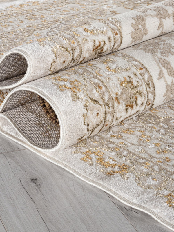 Ковер 27239A - CREAM / GOLD - Прямоугольник - коллекция MOSSO