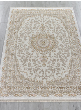 Ковер 27239A - CREAM / GOLD - Прямоугольник - коллекция MOSSO 2,4x3,4 м