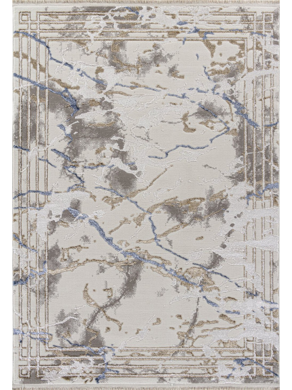 Ковер 27243 - GRY / BLUE - Прямоугольник - коллекция MOSSO