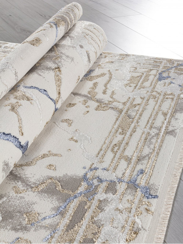 Ковер 27243 - GRY / BLUE - Прямоугольник - коллекция MOSSO