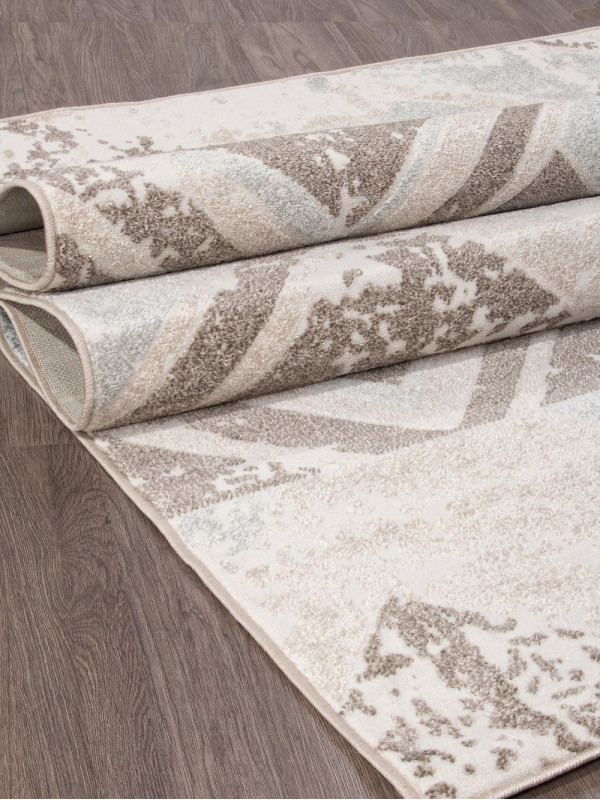 Ковер D979 - BEIGE-BLUE - Прямоугольник - коллекция NATUREL
