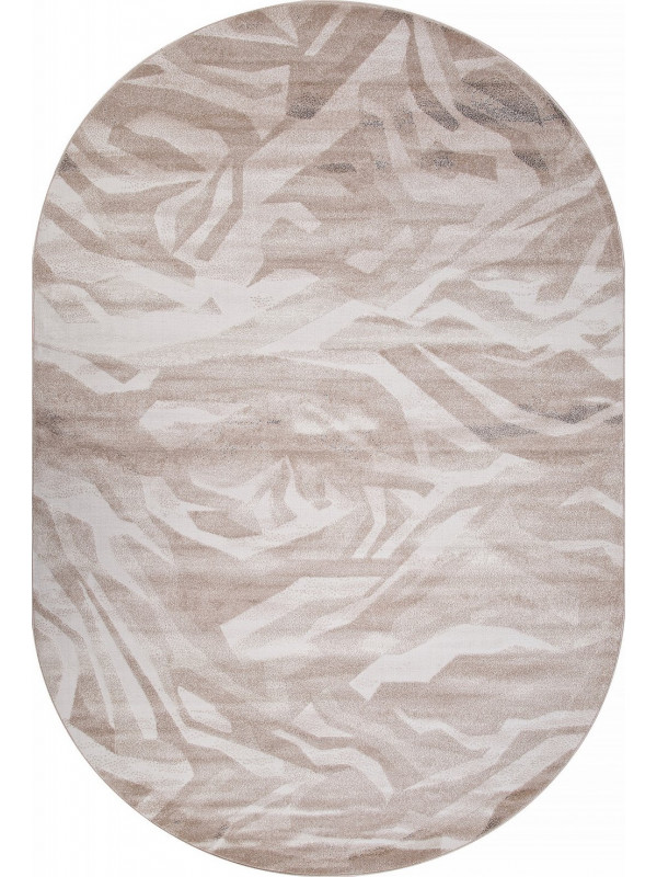Ковер D989 - BEIGE - Овал - коллекция NATUREL