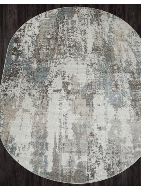 Ковер F229 - BEIGE-BLUE - Овал - коллекция NATUREL 1x2 м