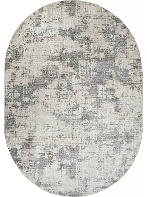 Ковер F230 - BEIGE-BLUE - Овал - коллекция NATUREL