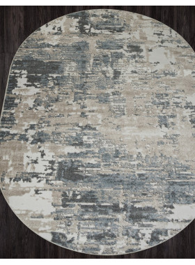 Ковер F231 - BEIGE-BLUE - Овал - коллекция NATUREL 1x2 м