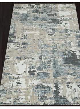 Ковер F231 - BEIGE-BLUE - Прямоугольник - коллекция NATUREL 1x2 м