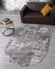 Ковер F231 - GRAY - Овал - коллекция NATUREL