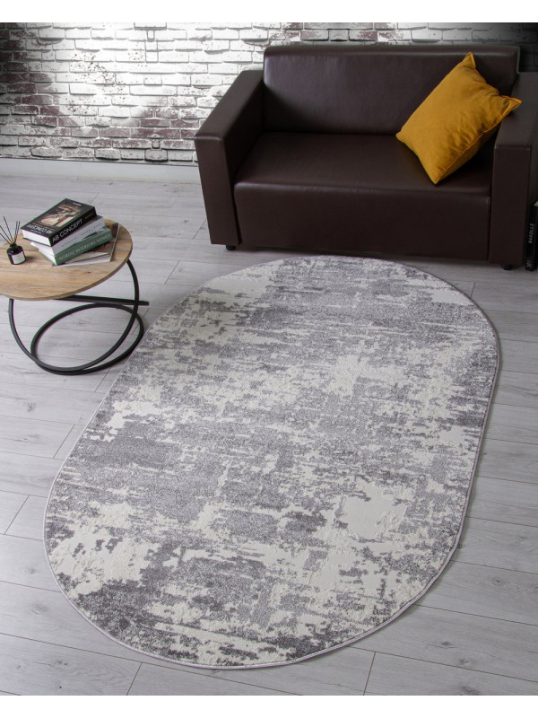 Ковер F231 - GRAY - Овал - коллекция NATUREL