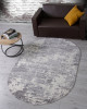 Ковер F231 - GRAY - Овал - коллекция NATUREL