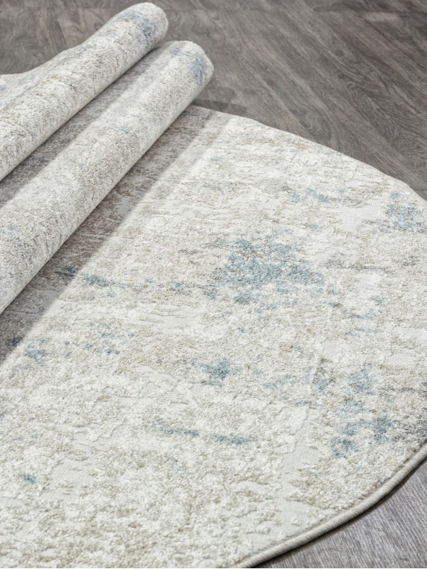 Ковер F232 - BEIGE-BLUE - Овал - коллекция NATUREL