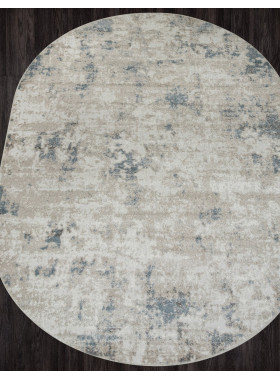 Ковер F232 - BEIGE-BLUE - Овал - коллекция NATUREL 1x2 м
