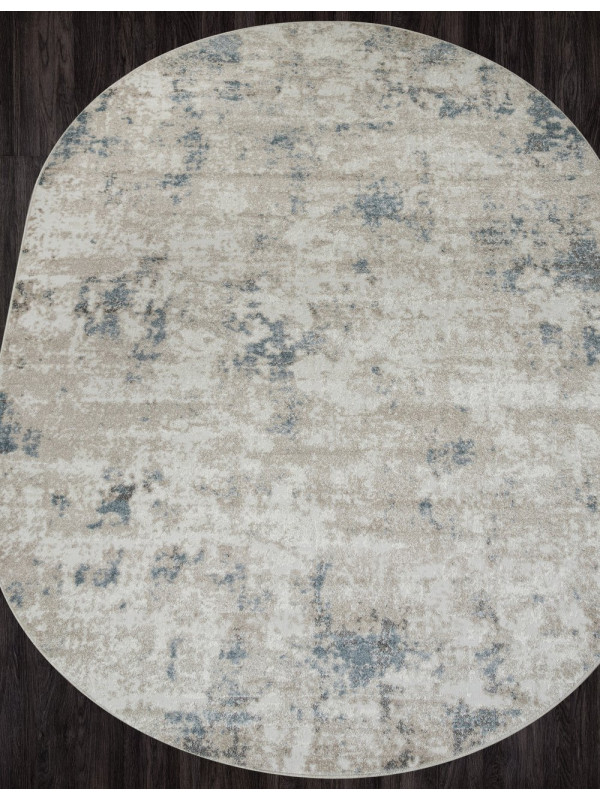 Ковер F232 - BEIGE-BLUE - Овал - коллекция NATUREL