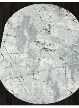 Ковер GL039G - GREY / GREY - Овал - коллекция NENSI 2x2,9 м