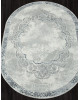 Ковер GL073T - GREY / GREY - Овал - коллекция NENSI