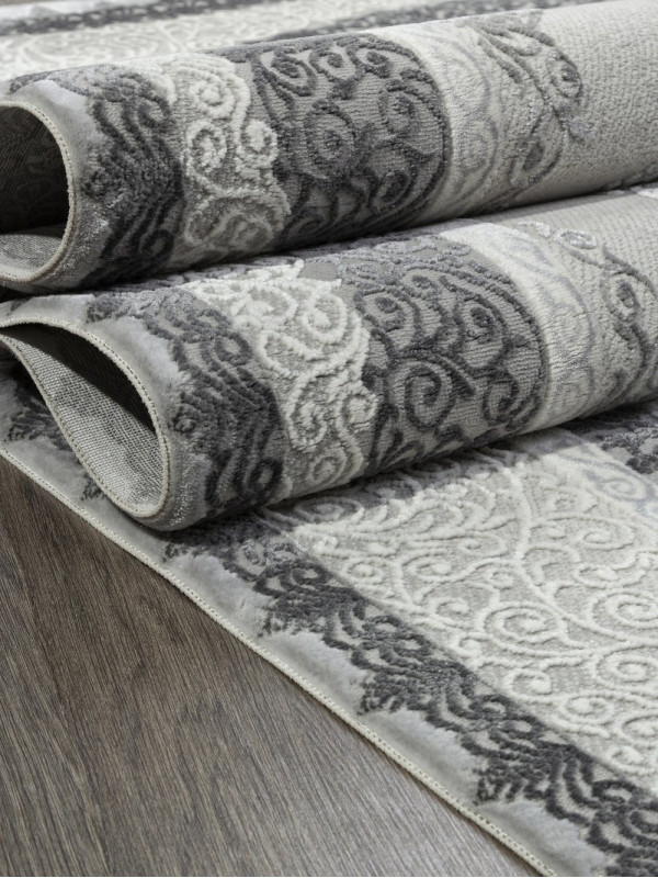 Ковер GL074G - GREY / GREY - Прямоугольник - коллекция NENSI