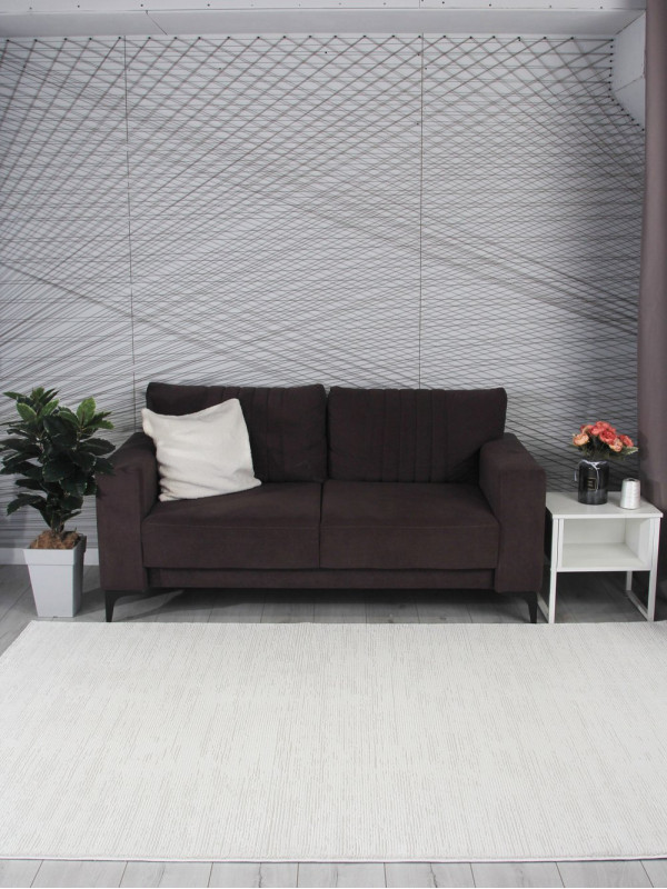 Ковер GL091W - WHITE / WHITE - Прямоугольник - коллекция NENSI