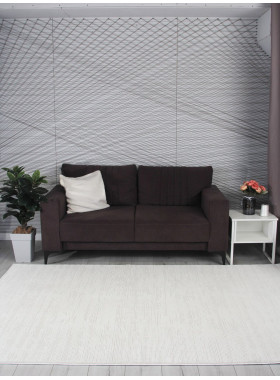 Ковер GL091W - WHITE / WHITE - Прямоугольник - коллекция NENSI 3x4 м