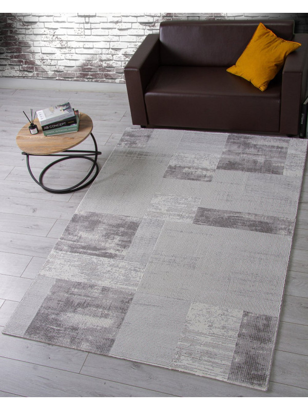 Ковер GL104G - GREY / GREY - Прямоугольник - коллекция NENSI