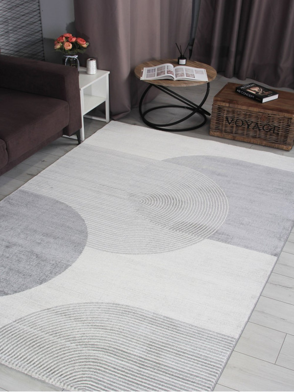 Ковер GL235G - GREY / GREY - Прямоугольник - коллекция NENSI