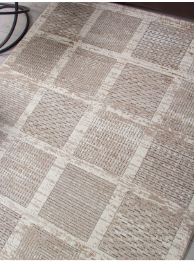 Ковер 04251A - BEIGE FDY / CREAM HB - Прямоугольник - коллекция NOVA 2,4x3,4 м