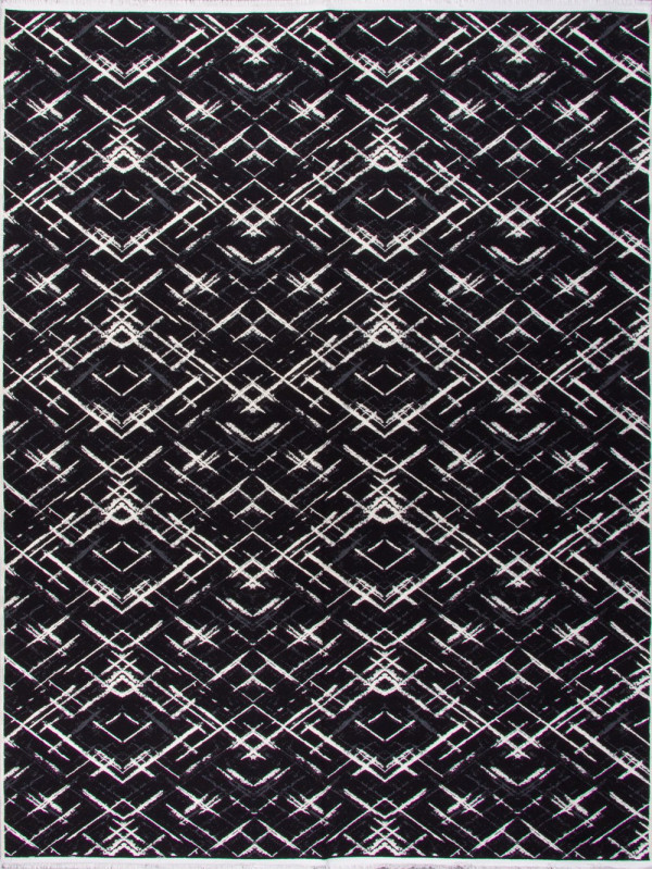 Ковер NUN11 - BLACK - Прямоугольник - коллекция NUN KILIM