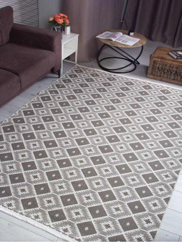 Ковер NUN2 - BEIGE - Прямоугольник - коллекция NUN KILIM