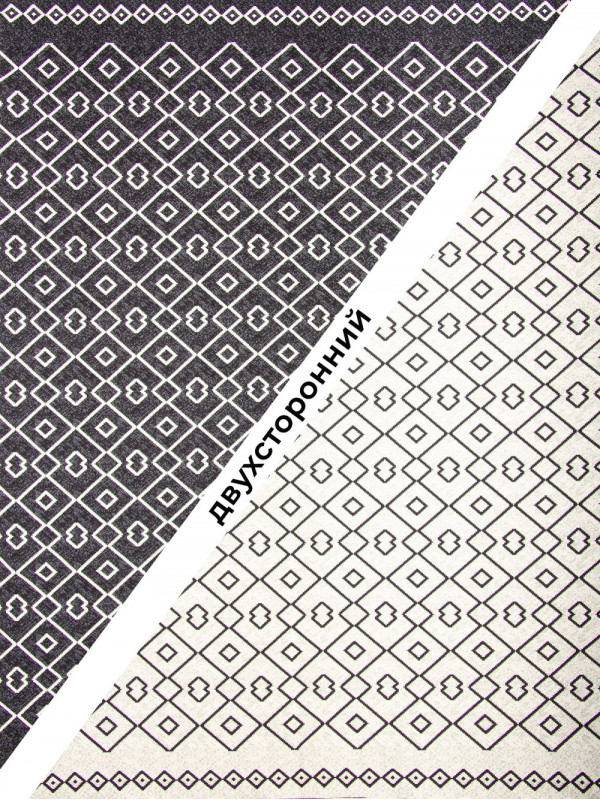 Ковер NUN7 - BLACK - Прямоугольник - коллекция NUN KILIM