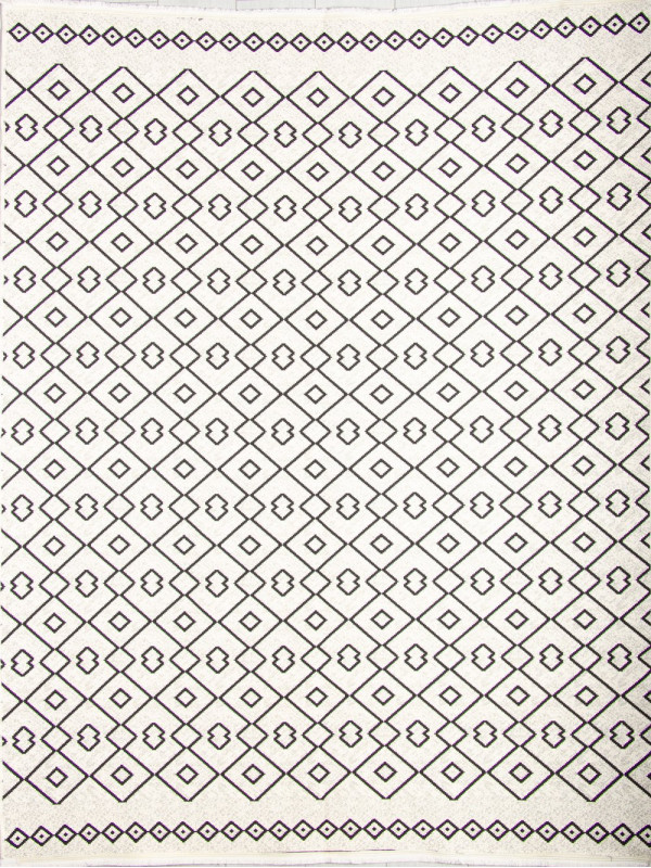 Ковер NUN7 - BLACK - Прямоугольник - коллекция NUN KILIM