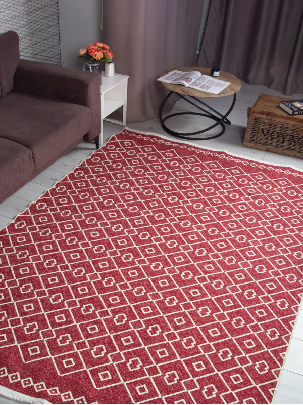 Ковер NUN8 - RED - Прямоугольник - коллекция NUN KILIM