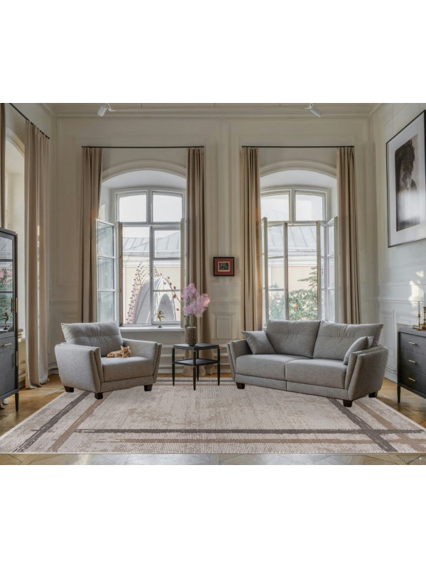 Ковер 71206 - 070 BEIGE - Прямоугольник - коллекция OSLO