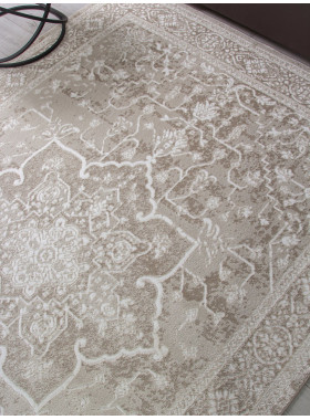 Ковер F606 - CREAM - Прямоугольник - коллекция OSTIN 0,8x1,5 м